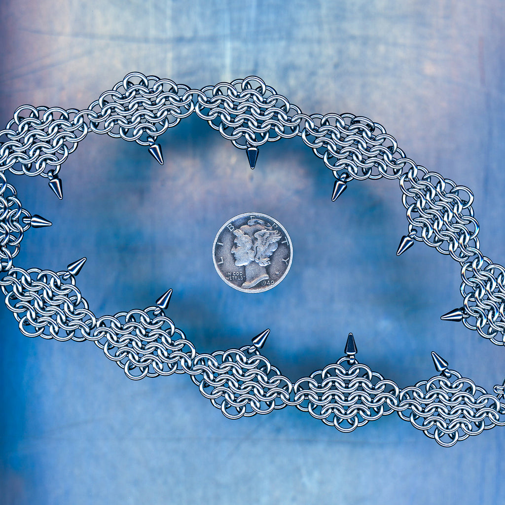 SPIKEY 4 IN 1, OPUS COLLAR NECKLACE (NEW)