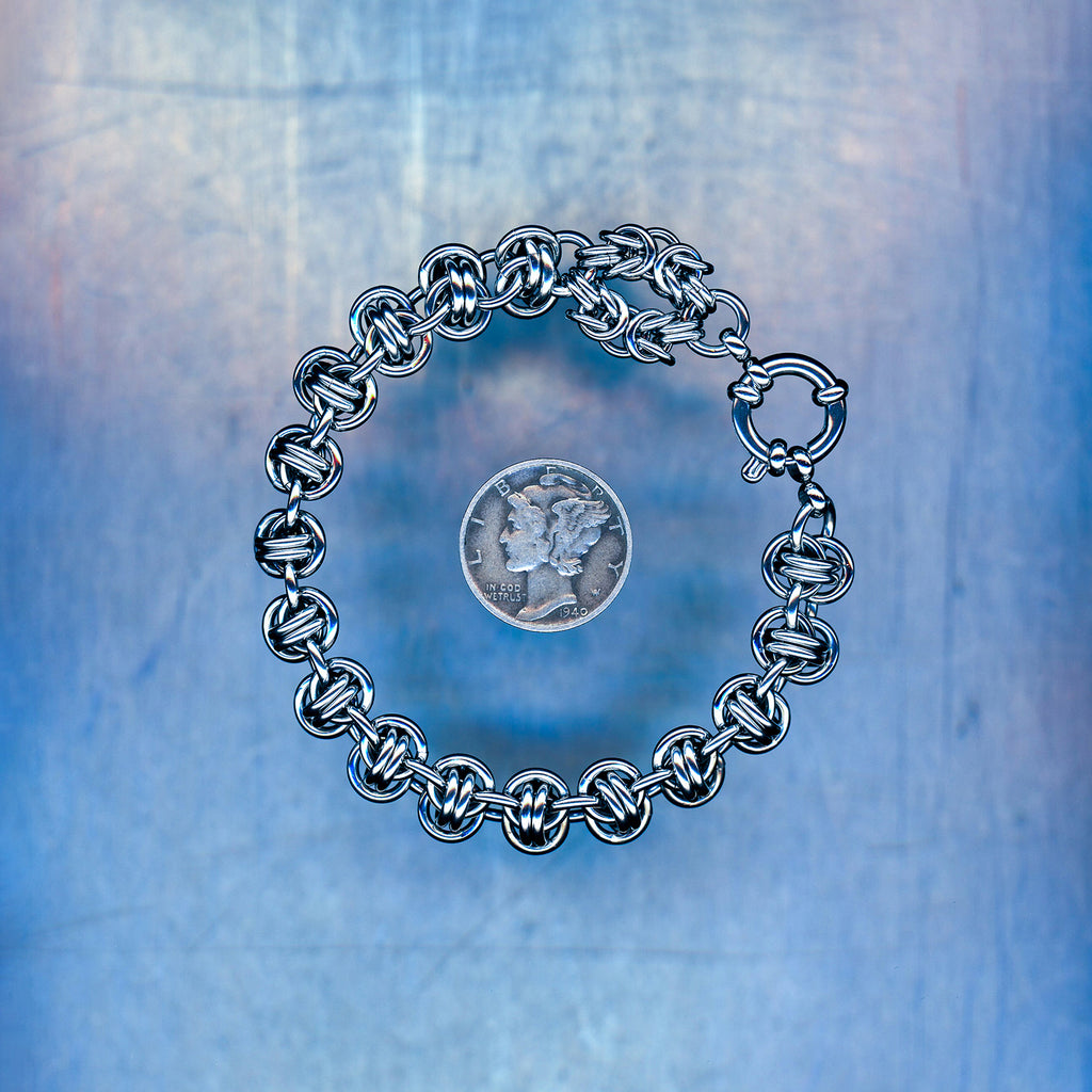 BARREL BYZANTINE SNAKE, BOLD BRACELET