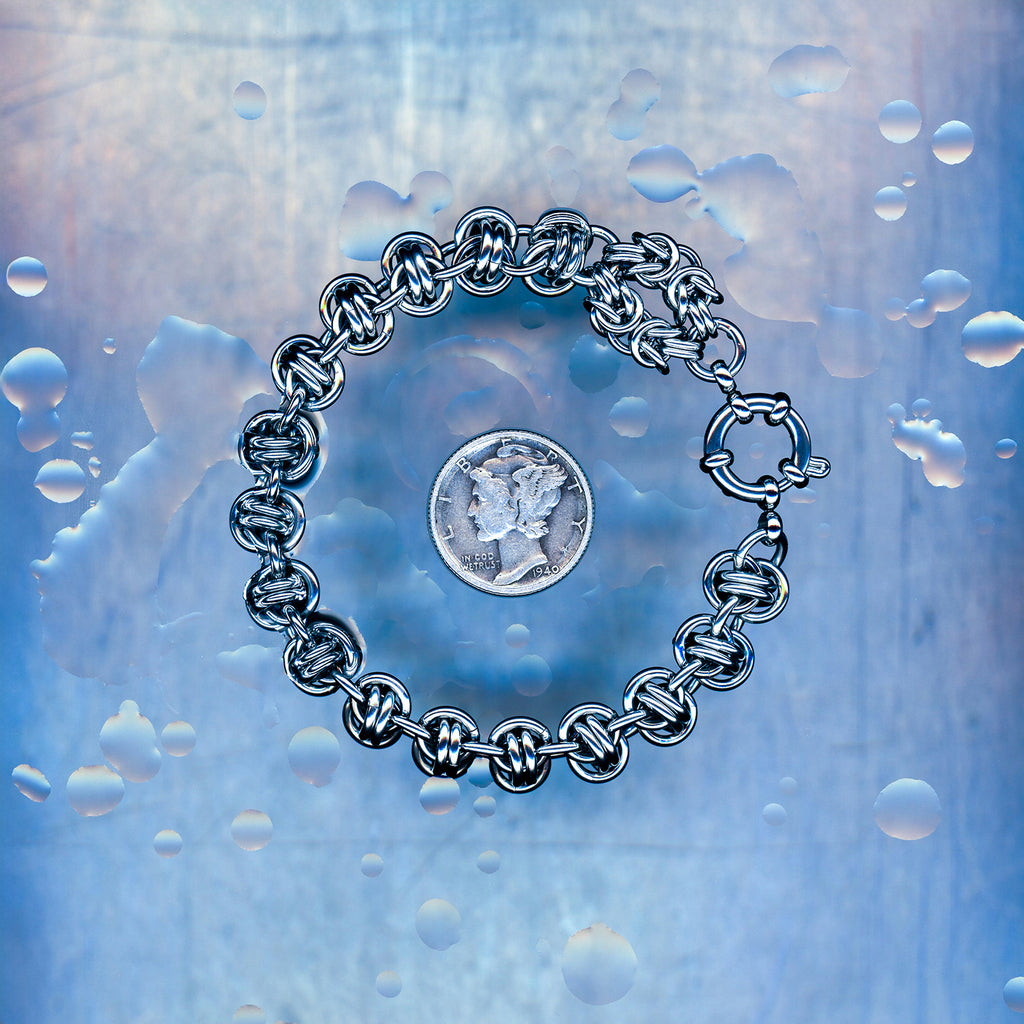 BARREL BYZANTINE SNAKE, BOLD BRACELET