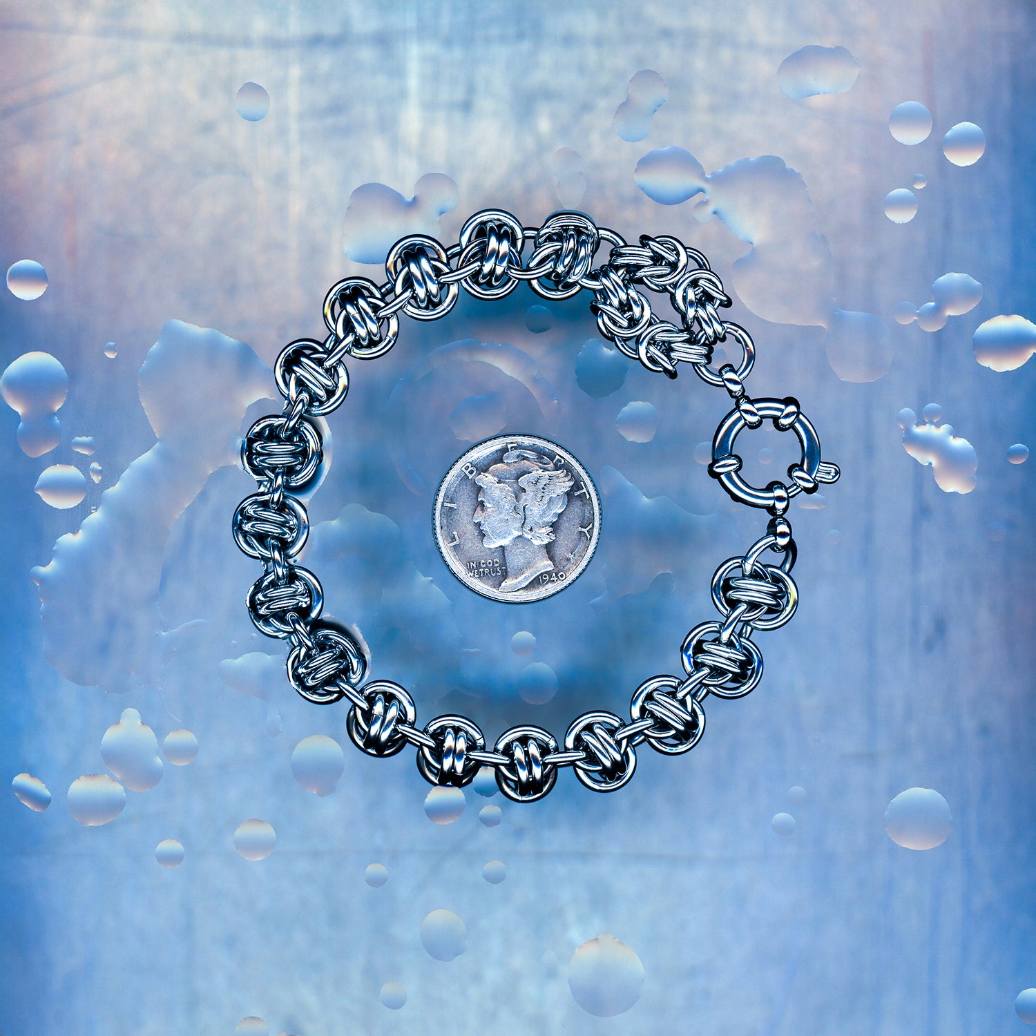 BARREL BYZANTINE SNAKE, BOLD BRACELET