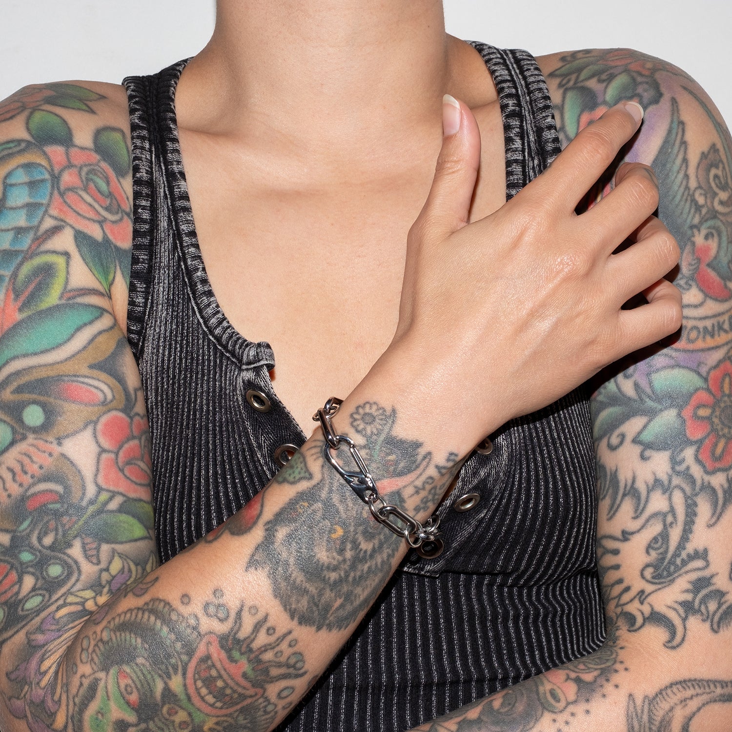 CHAIN LINK, STATEMENT BRACELET