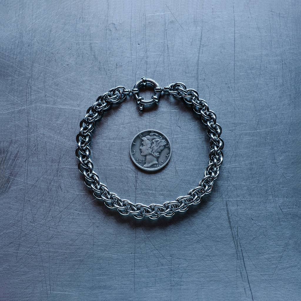 JPL3 WEAVE CLASSIC BRACELET, 304 STAINLESS STEEL