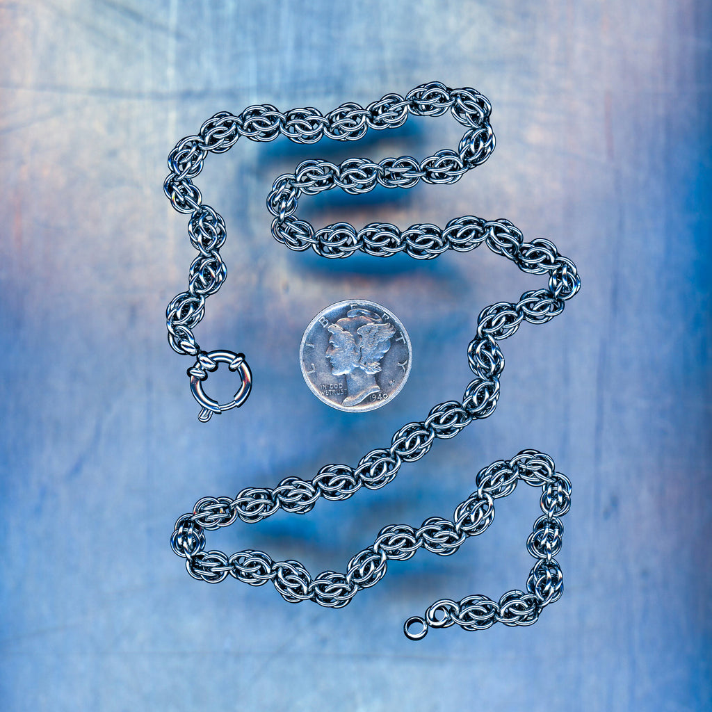 SWEET PEA, LINK NECKLACE, ARCHIVED