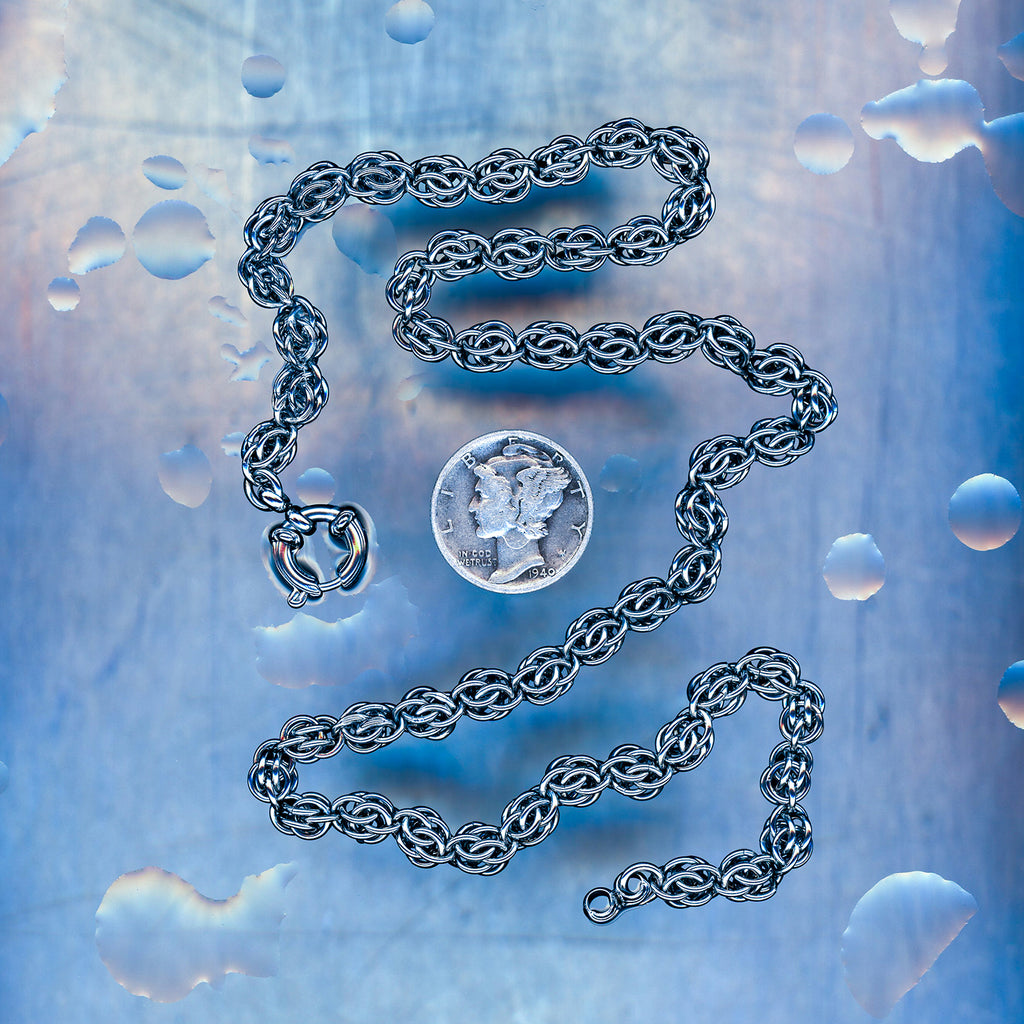 SWEET PEA, LINK NECKLACE, ARCHIVED